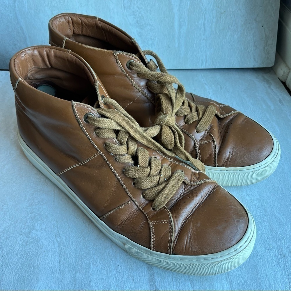 ** Greats The Royale High Cuoio Brown Men's 10